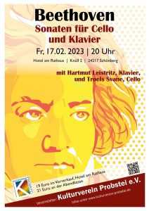 Veranstaltungsankündigung: Beethovens Sonaten für Cello und Klavier